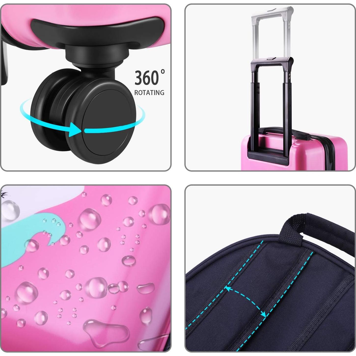 Maleta Rodante para Niños iPlay, iLearn Unicornio 45.72 cm