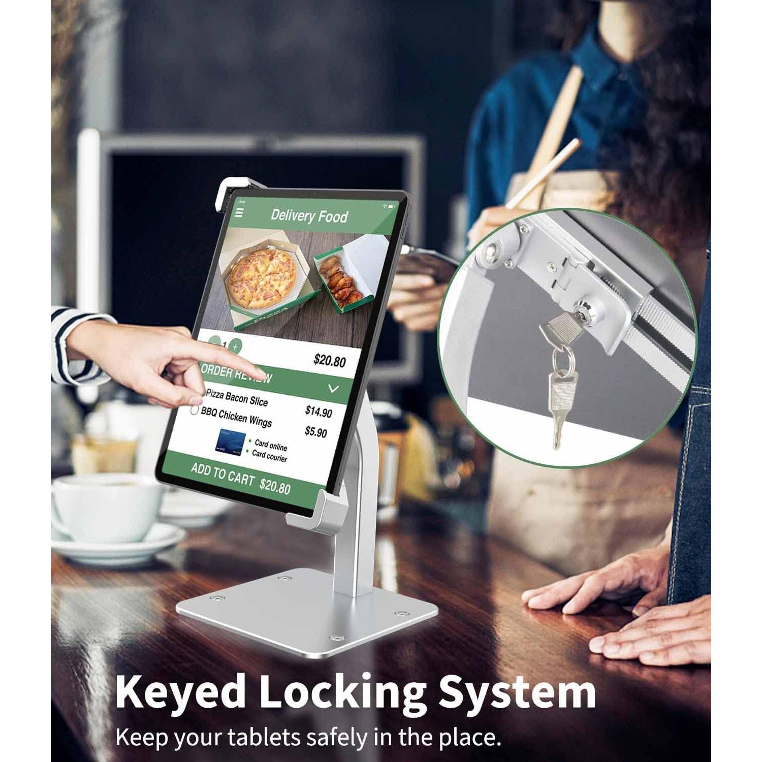 Soporte Antirrobo para Tableta Dosvsi 9-14" con Cerradura