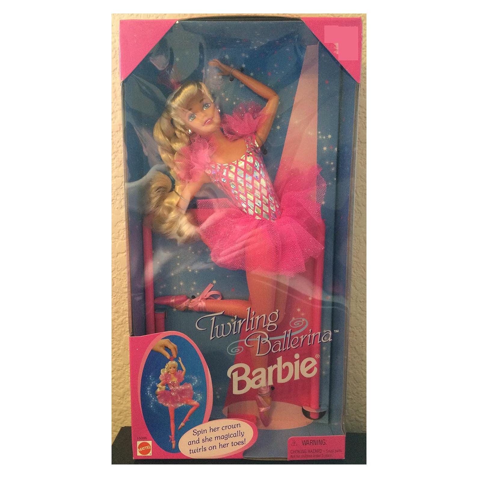 Muñeca Bailarina Giratoria Barbie Mattel 32.77x16.76cm
