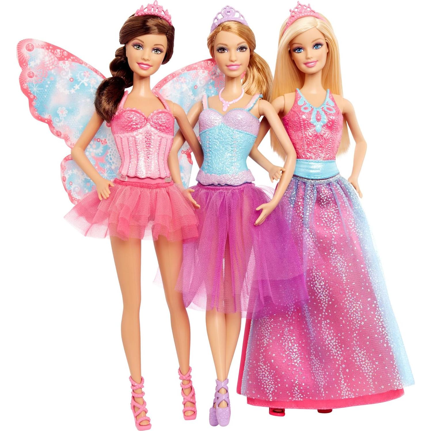 Conjunto de 3 Muñecas Barbie Cuento de Hadas - Mattel