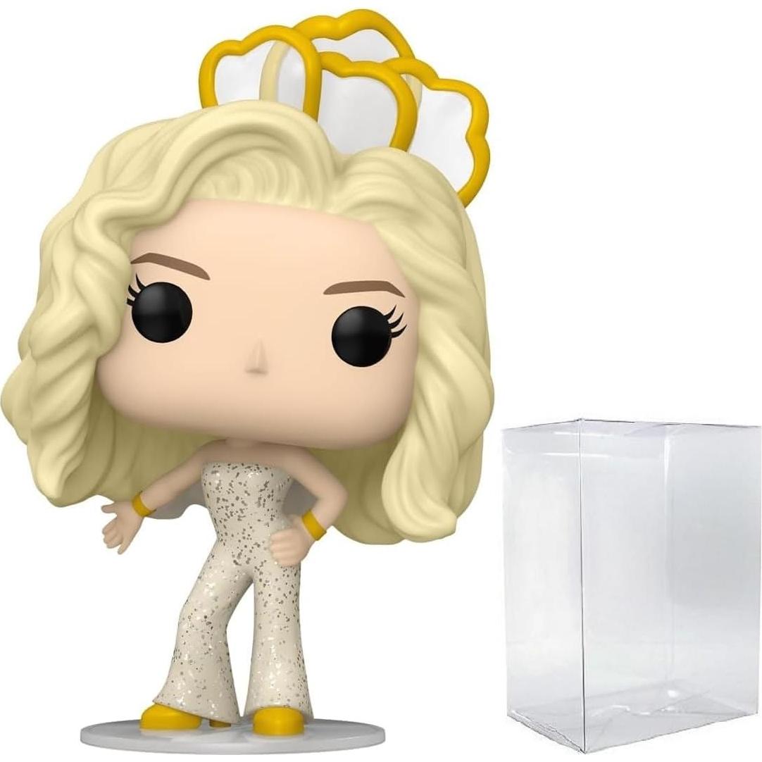 Figura de Vinilo Funko Gold Disco Barbie 9.53 cm con Protector