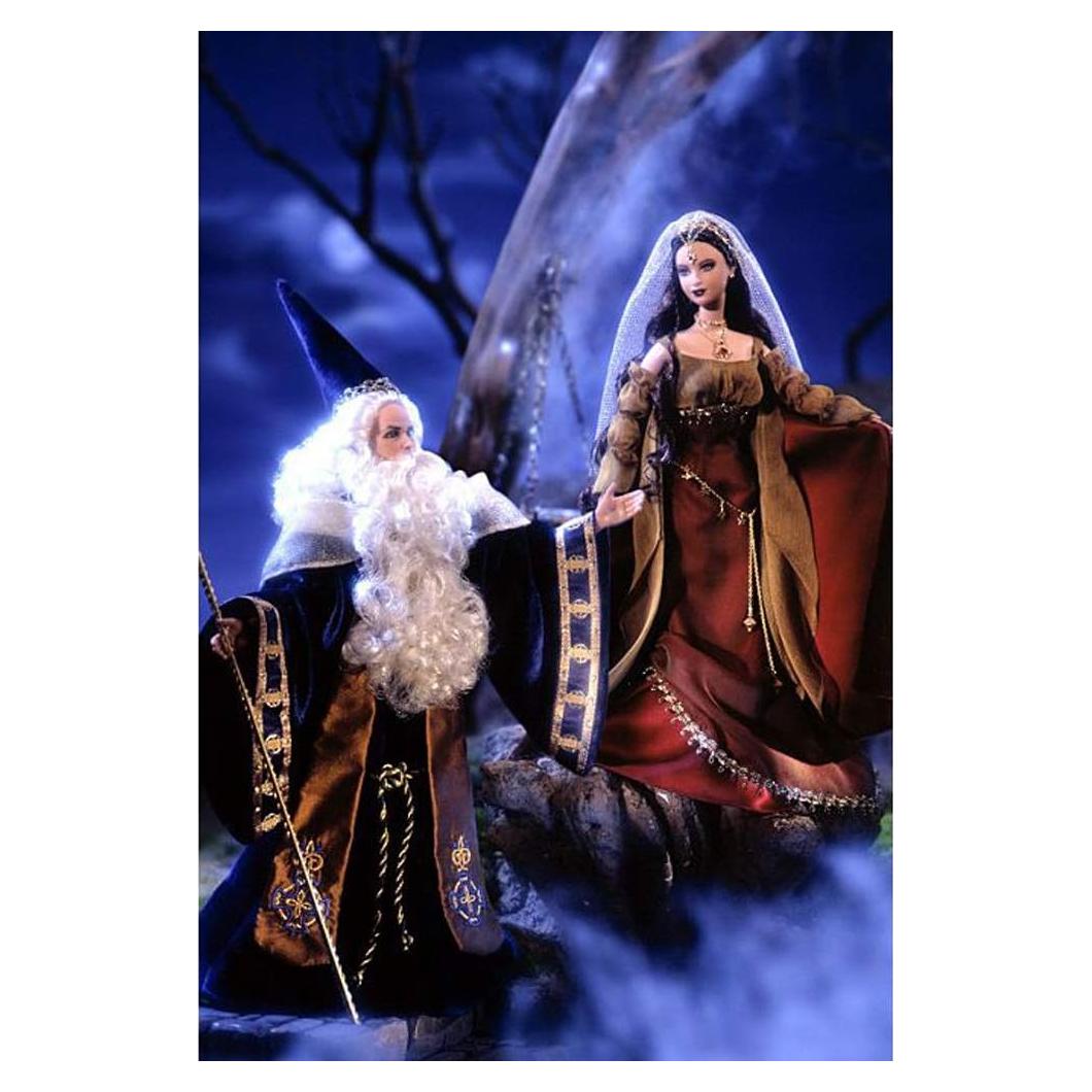 Muñecas Barbie Merlín y Morgan Le Fay 30.48 cm Mattel