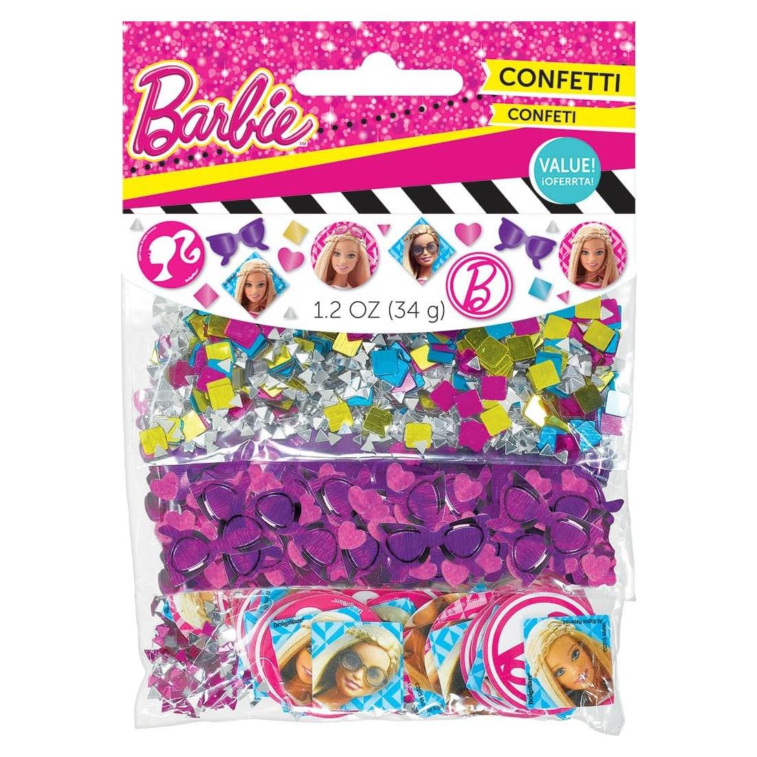 Confeti Barbie Sparkle 9g - Accesorio de Fiesta Colorido