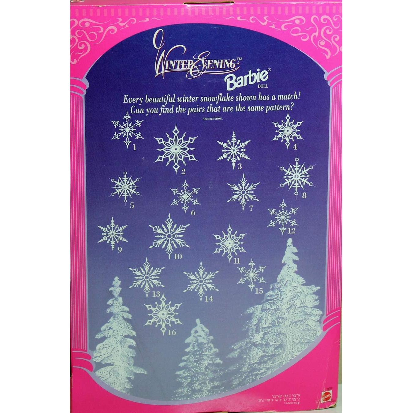 Barbie de Noche de Invierno 1998 - Muñeca Edición Especial Mattel