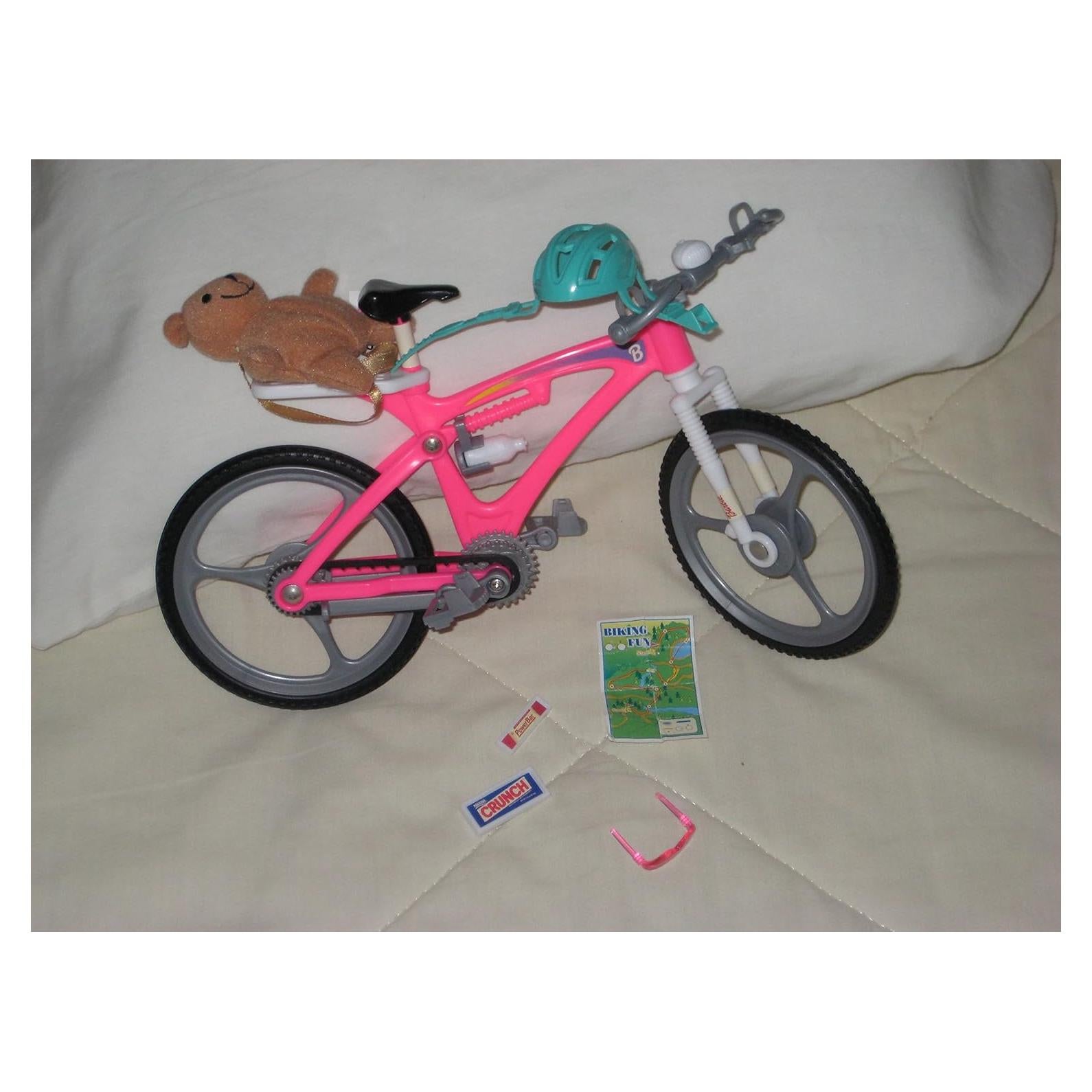 Bicicleta Barbie Pack 'N Go Mattel con Accesorios