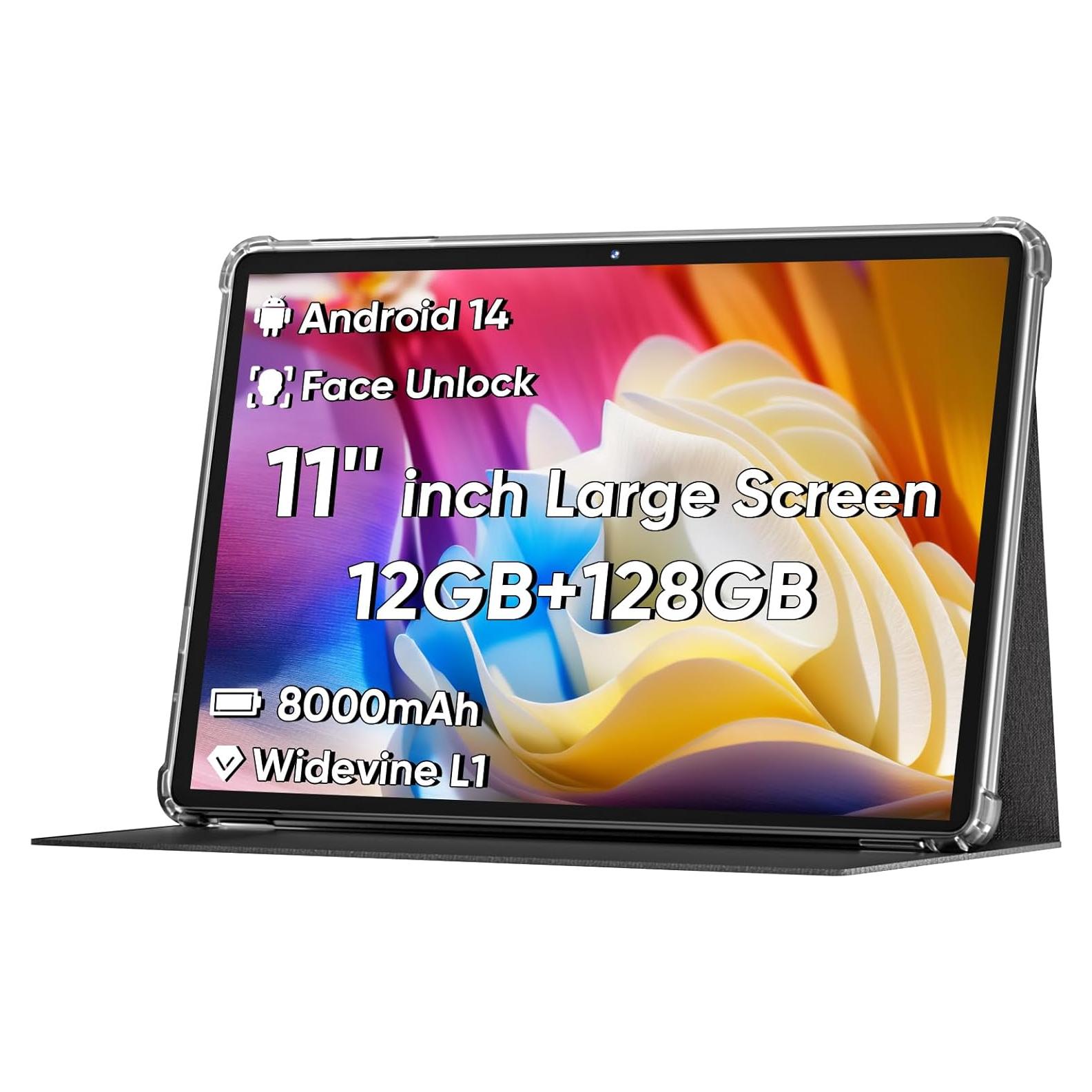 Tableta Android 14 COLORROOM 11" 12GB RAM 128GB ROM