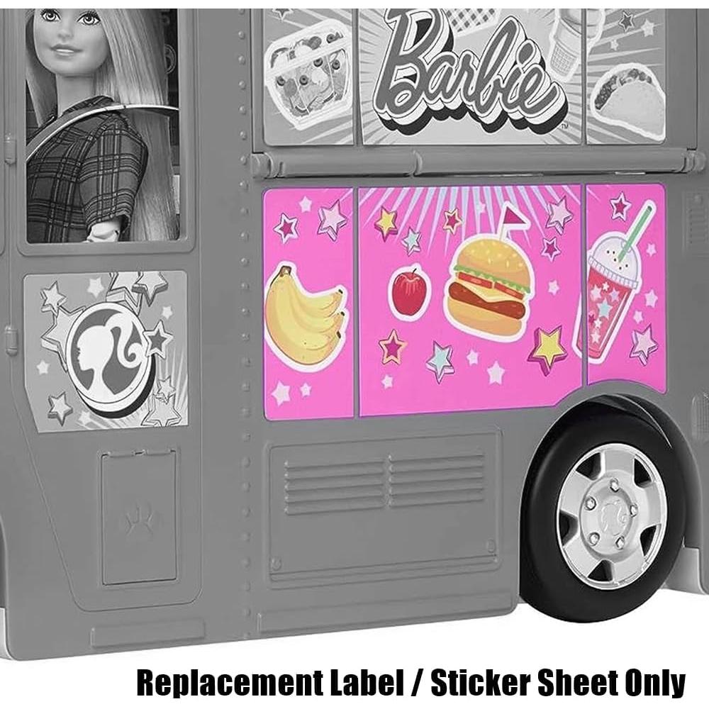 Piezas de Repuesto Barbie GMW07 - Etiquetas Calcomanías