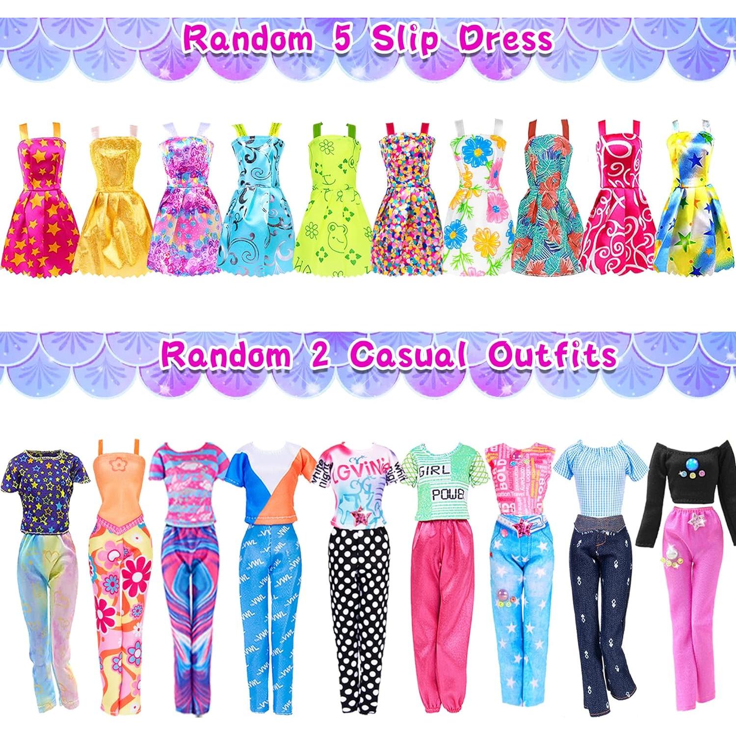 Ebuddy 140 Piezas Ropa y Accesorios para Muñeca 11.5"