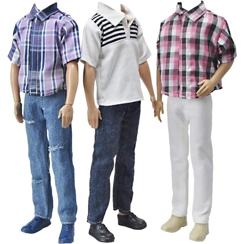 Conjunto de Ropa Casual E-TING para Muñecas 30 cm - 3 Piezas