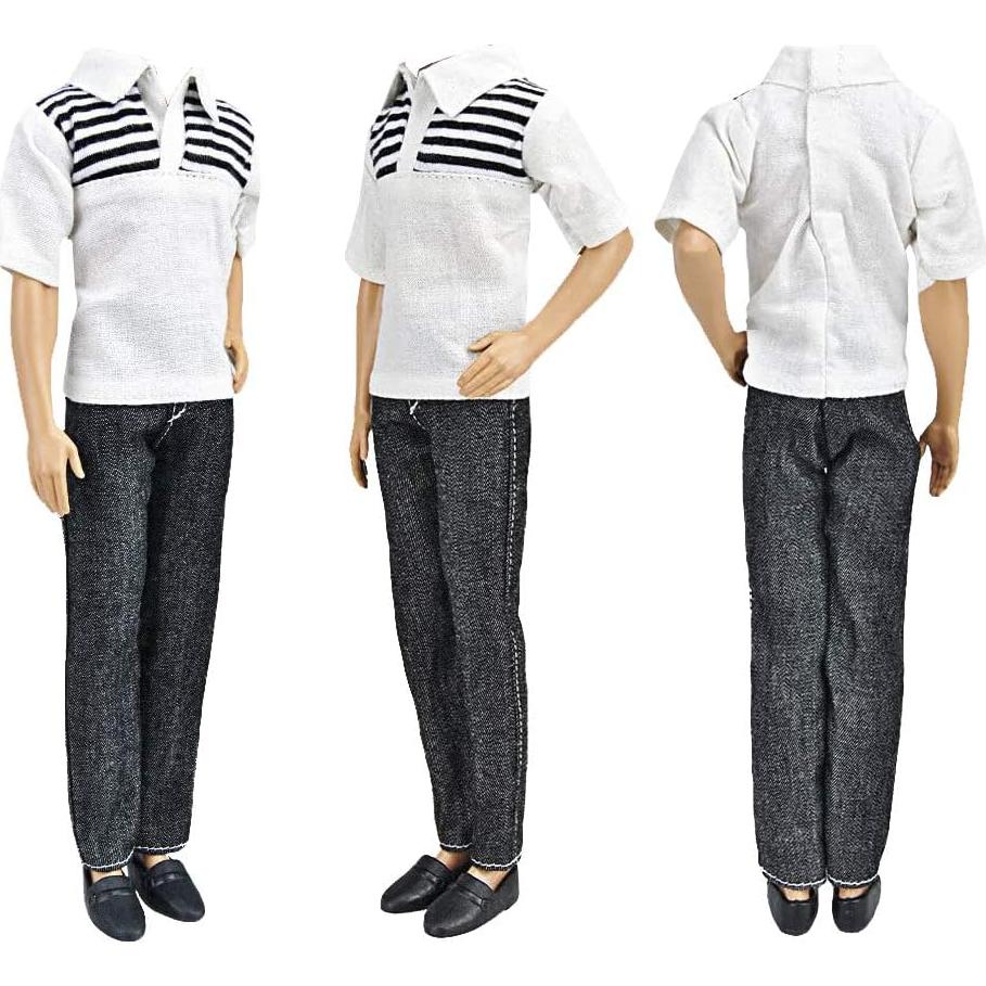 Conjunto de Ropa Casual E-TING para Muñecas 30 cm - 3 Piezas