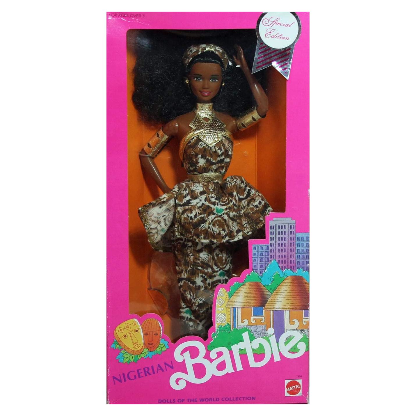 Muñeca Barbie Nigeriana Mattel 1989 Edición Especial