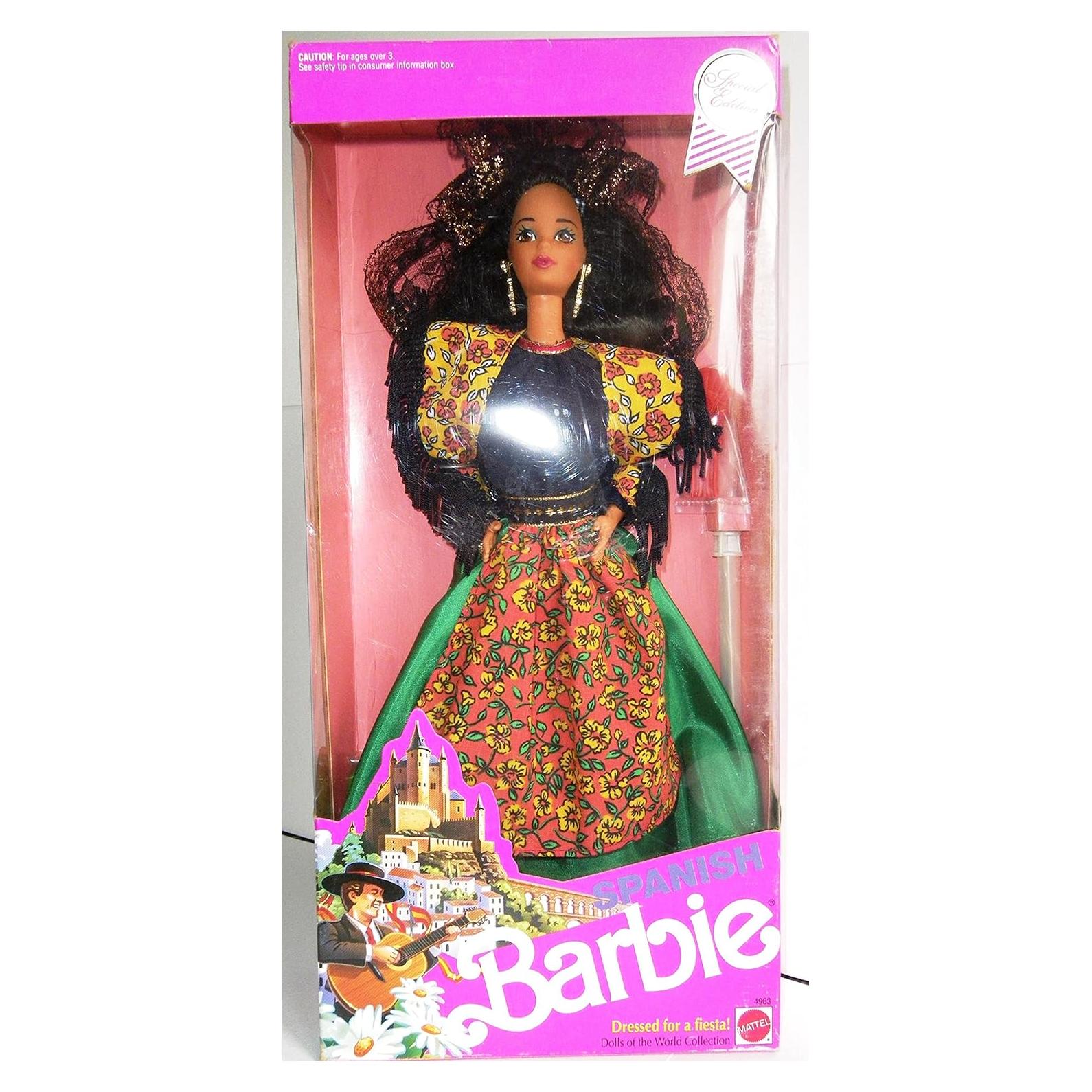 Muñeca Barbie Española 1991 Edición Especial 30.48 cm
