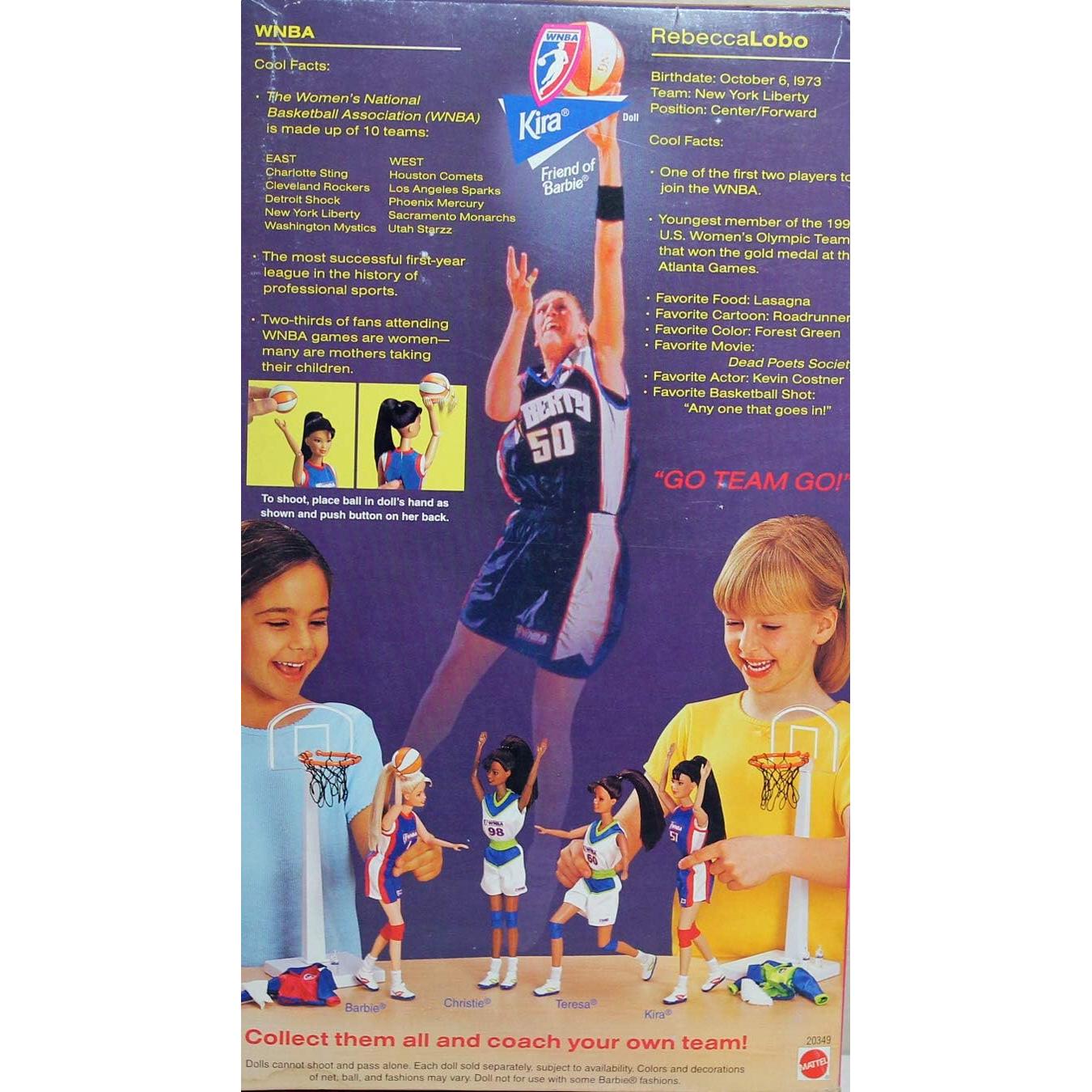 Muñeca Kira WNBA Barbie Mattel 1998 Edición Especial