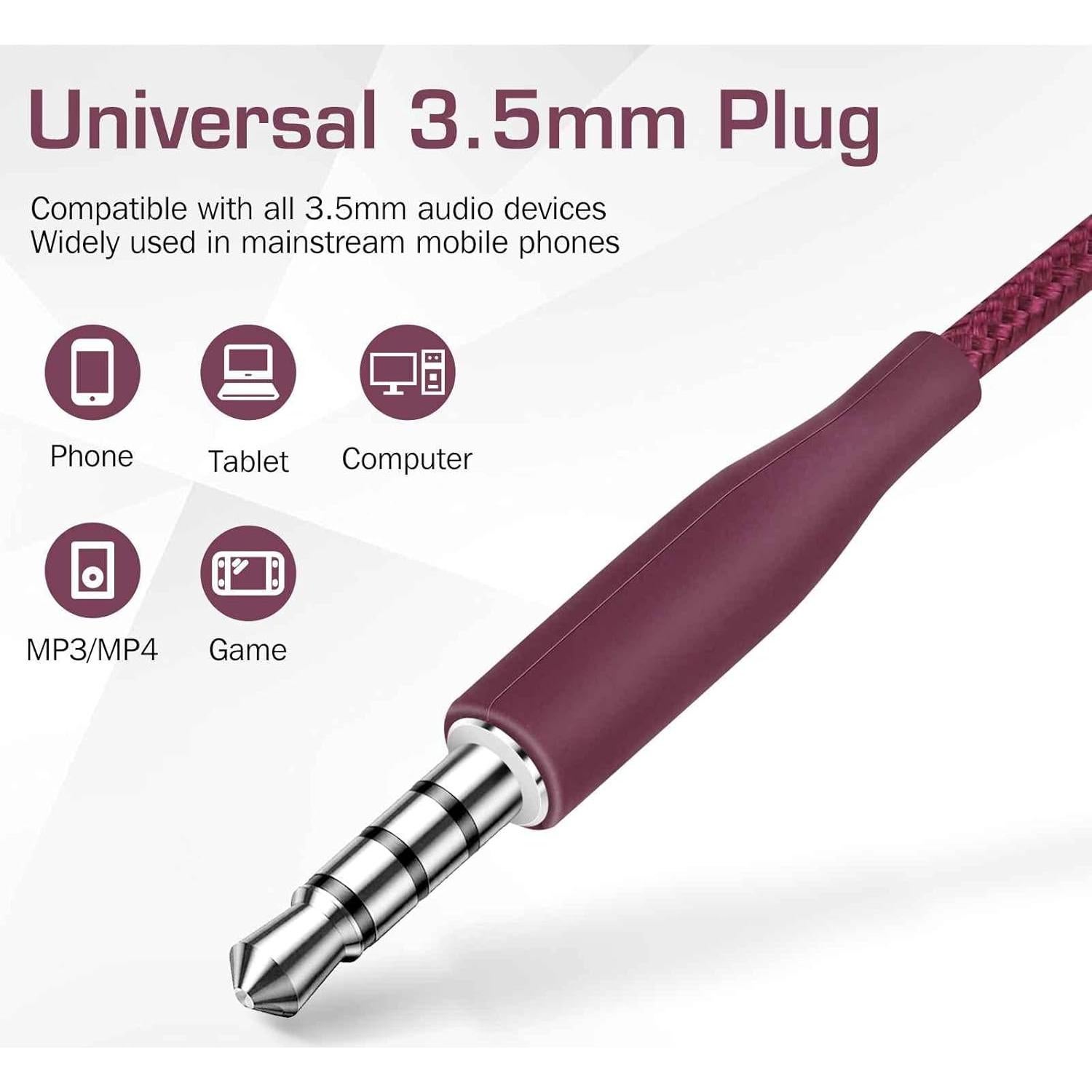 Auriculares UrbanX UXM20 In-Ear con Micrófono y Control de Volumen