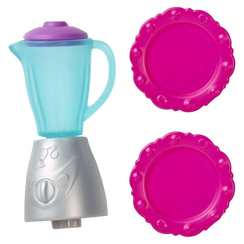 Piezas de Repuesto Barbie Hello Dreamhouse DPX21 - Licuadora y Platos