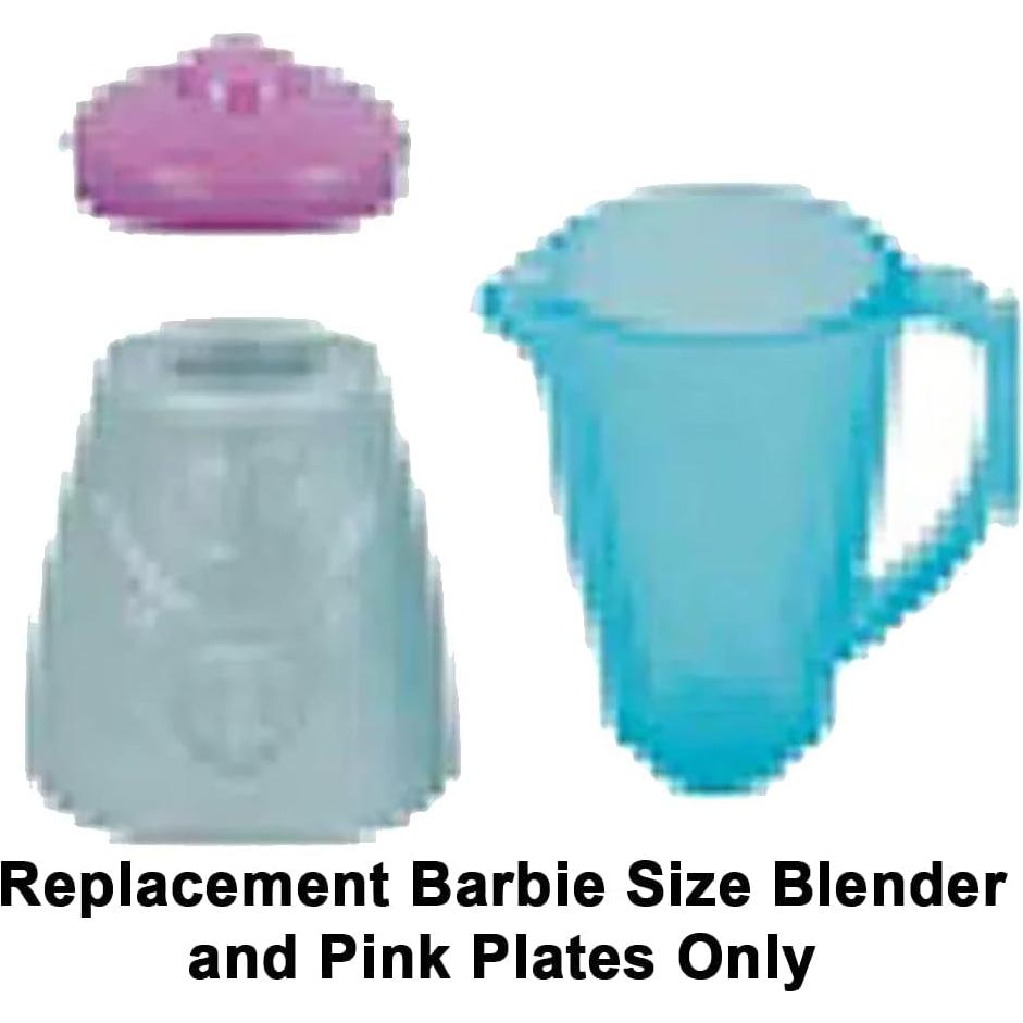Piezas de Repuesto Barbie Hello Dreamhouse DPX21 - Licuadora y Platos