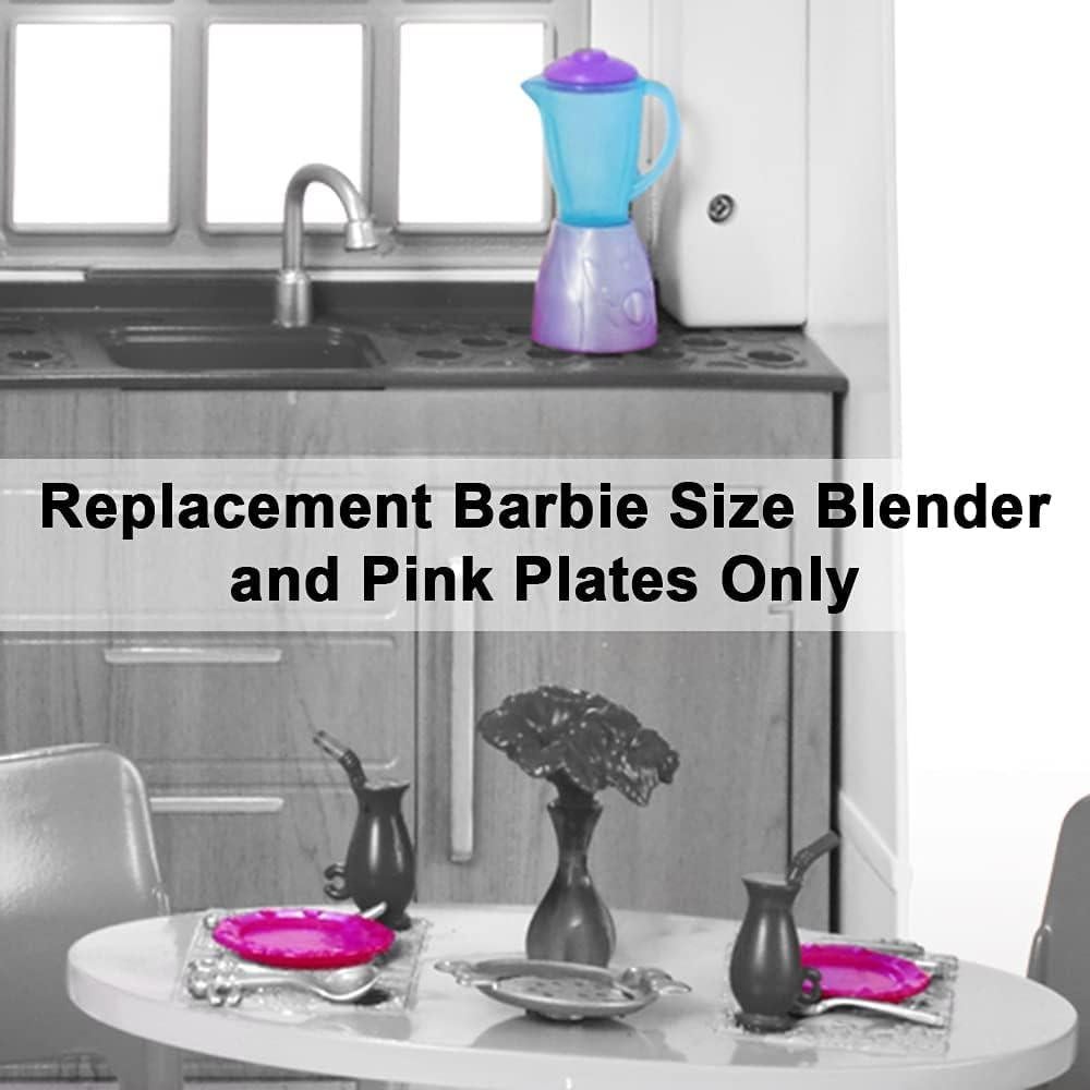 Piezas de Repuesto Barbie Hello Dreamhouse DPX21 - Licuadora y Platos