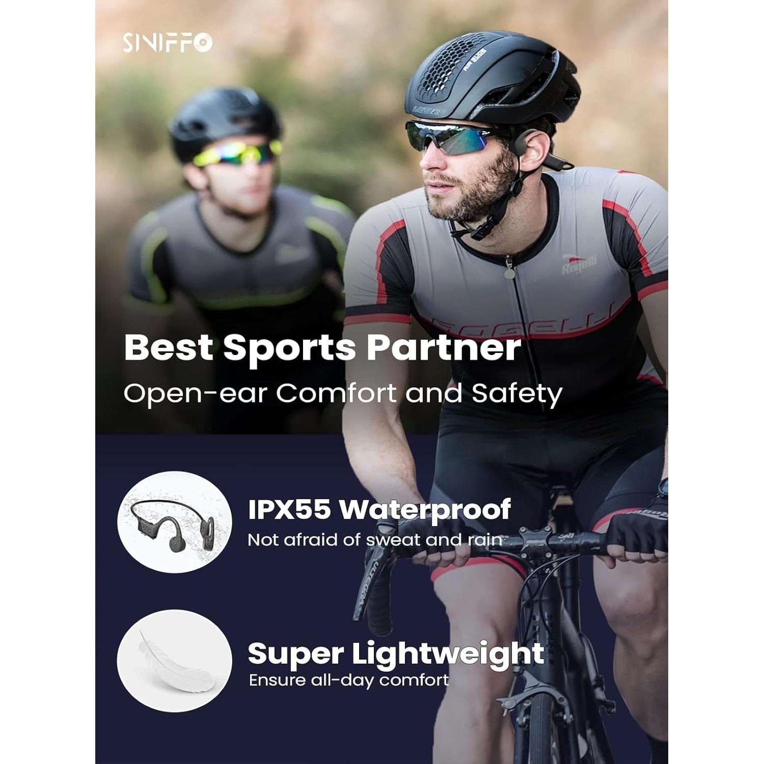 Auriculares Inalámbricos Siniffo HS1 Conducción Ósea Impermeables