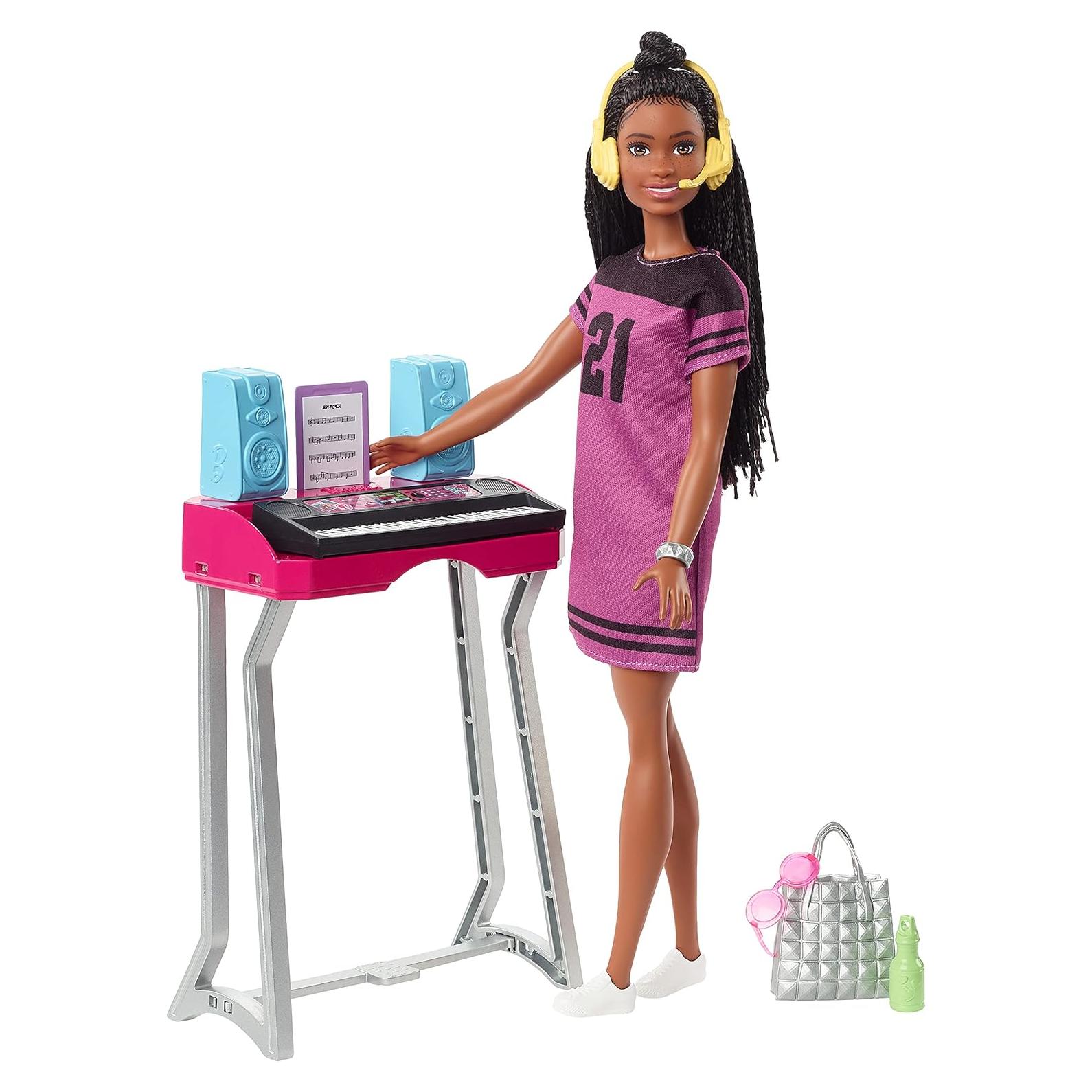 Barbie Brooklyn Roberts con Set de Juego de Música 29.2 cm