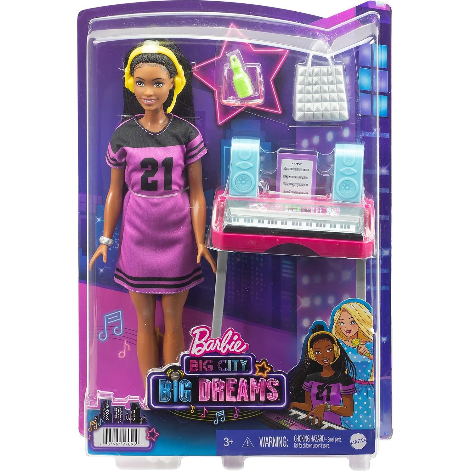 Barbie Brooklyn Roberts con Set de Juego de Música 29.2 cm