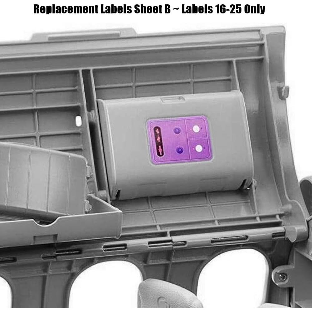 Hoja de Etiquetas de Repuesto B Mattel para Barbie Dreamplane GDG76