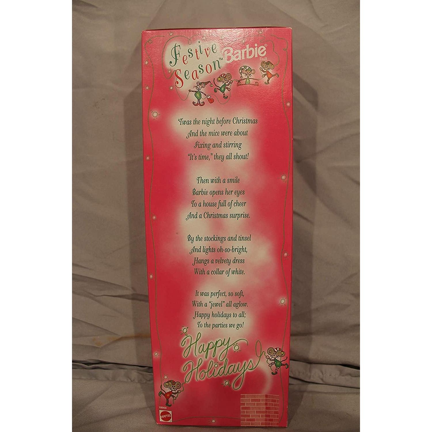 Muñeca Barbie Edición Especial Festiva 1997 - Mattel 29.21 cm