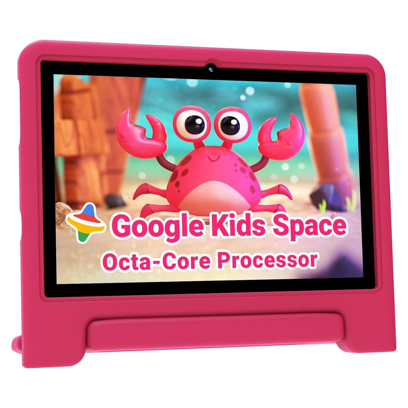 Tableta para Niños ApoloMedia K109 Pro 10.1" 64GB Rosa