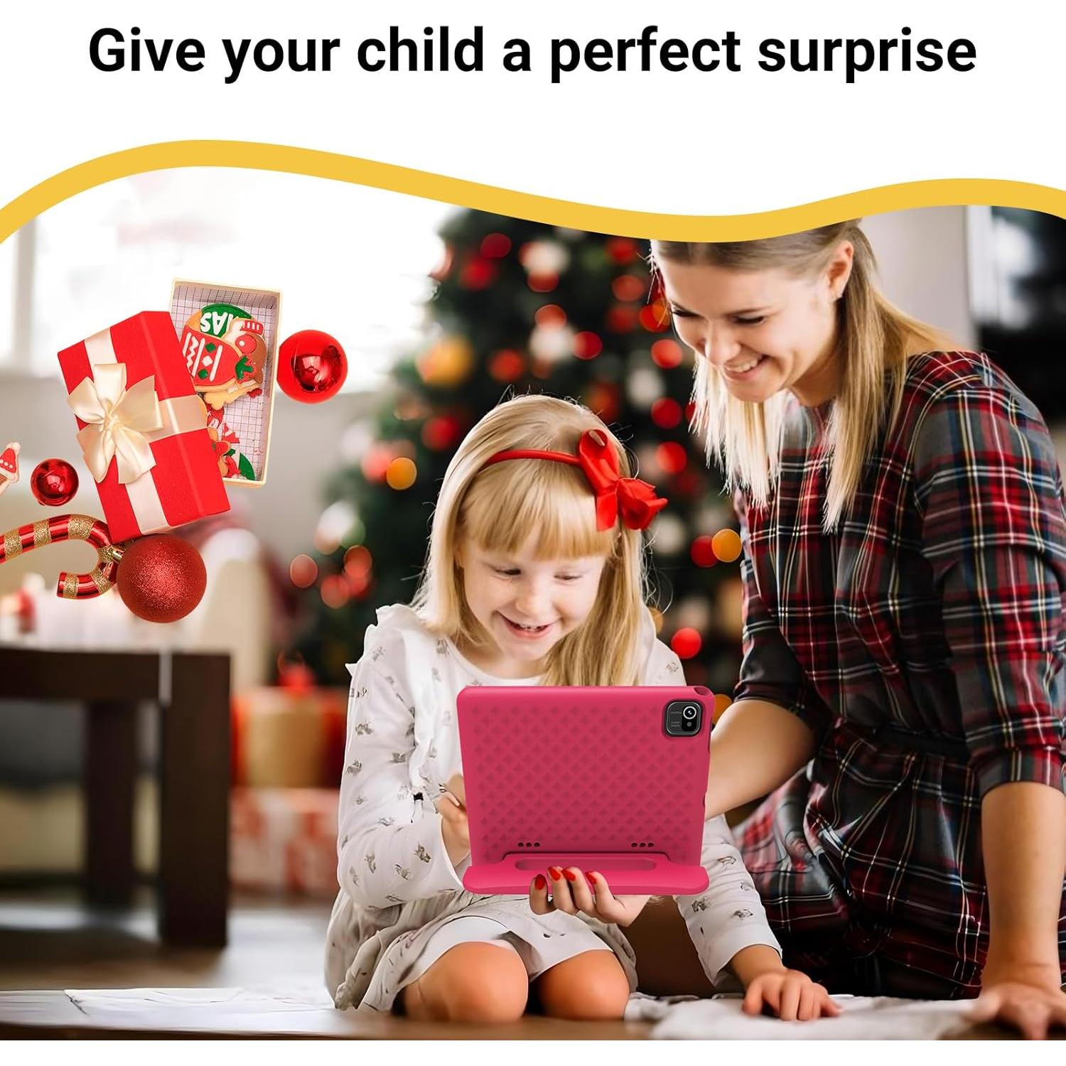 Tableta para Niños ApoloMedia K109 Pro 10.1" 64GB Rosa