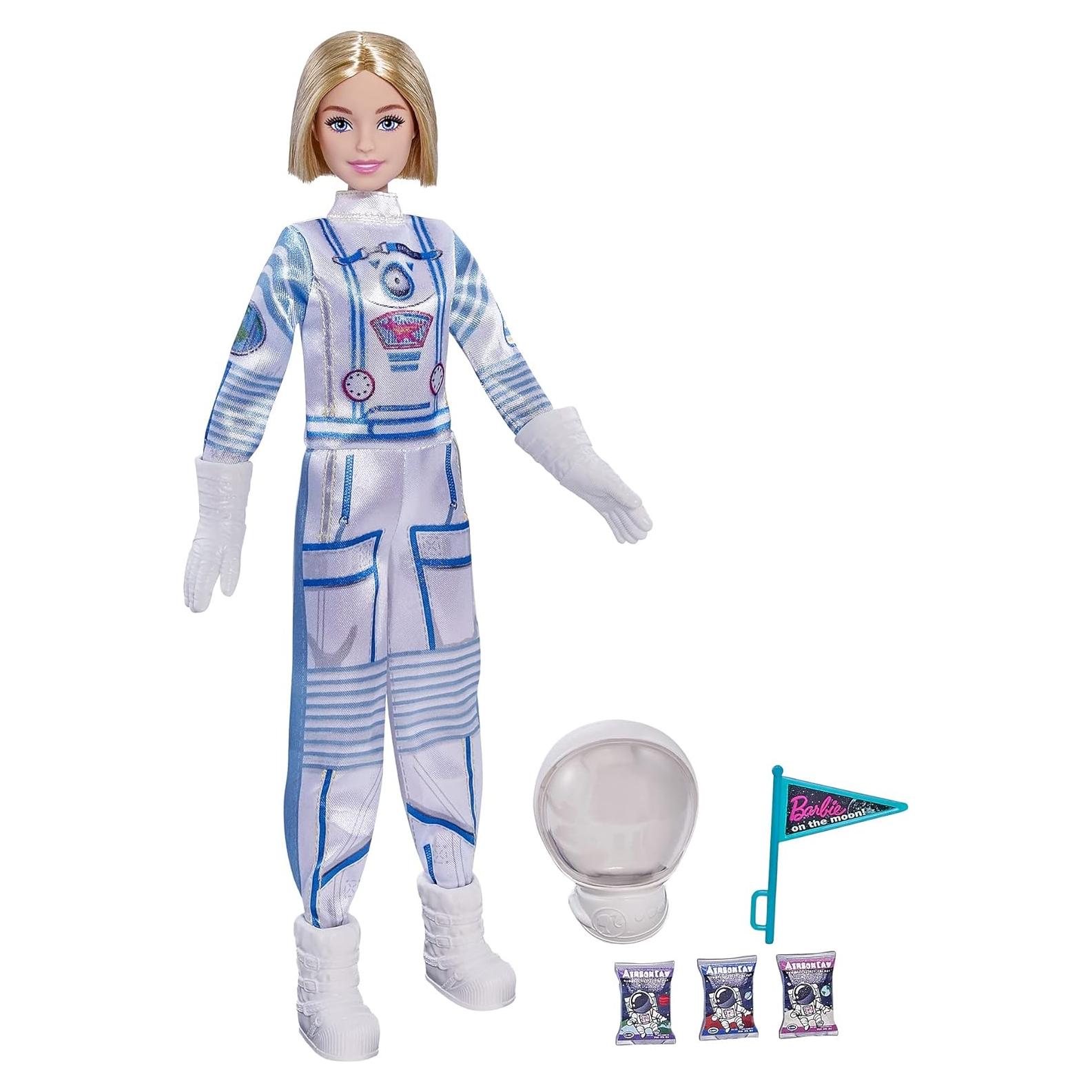 Muñeca Astronauta Barbie Descubrimiento Espacial con Accesorios