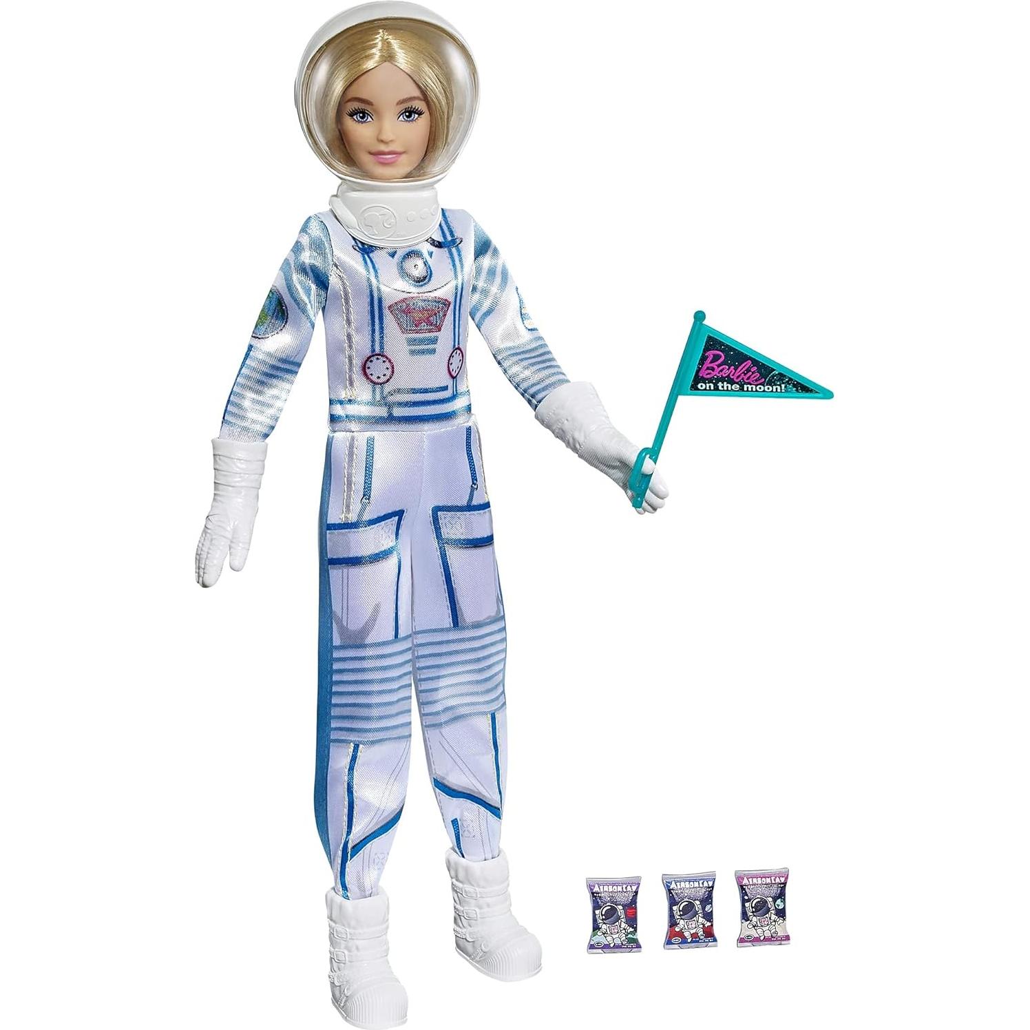 Muñeca Astronauta Barbie Descubrimiento Espacial con Accesorios