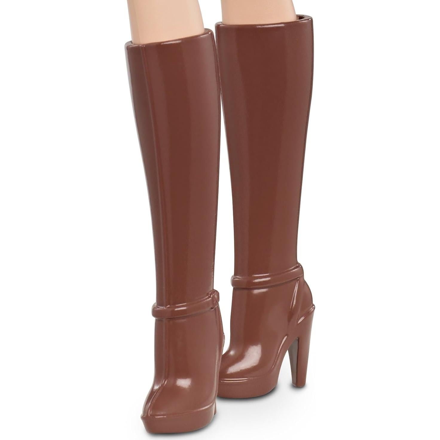 Muñeca Barbie Coleccionista Look Compradora Ciudad Vestido Blanco