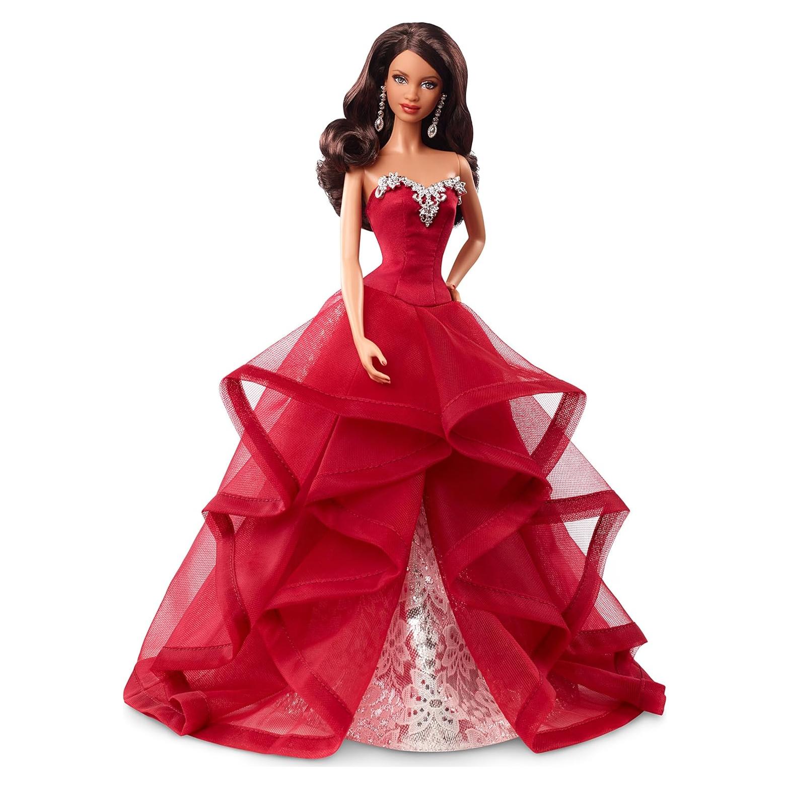 Muñeca de Navidad Barbie 2015 Afroamericana CHR78 Mattel