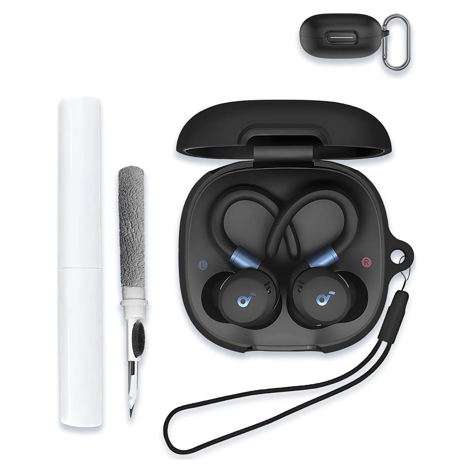 Funda de Silicona Anker Sport X20 con Mosquetón y Kit de Limpieza