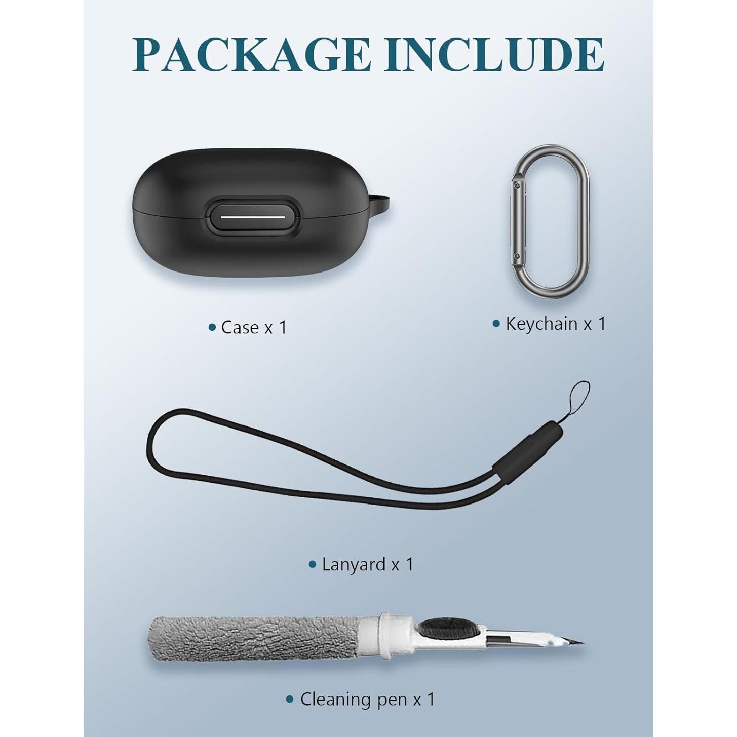 Funda de Silicona Anker Sport X20 con Mosquetón y Kit de Limpieza