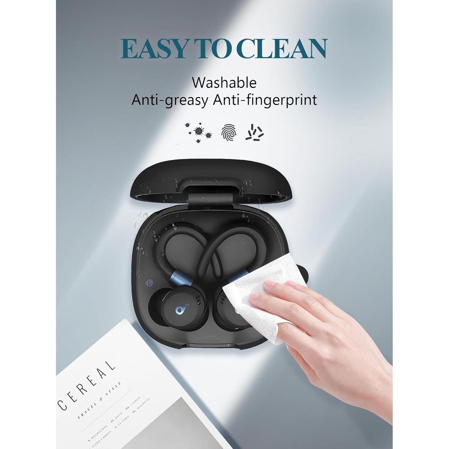 Funda de Silicona Anker Sport X20 con Mosquetón y Kit de Limpieza