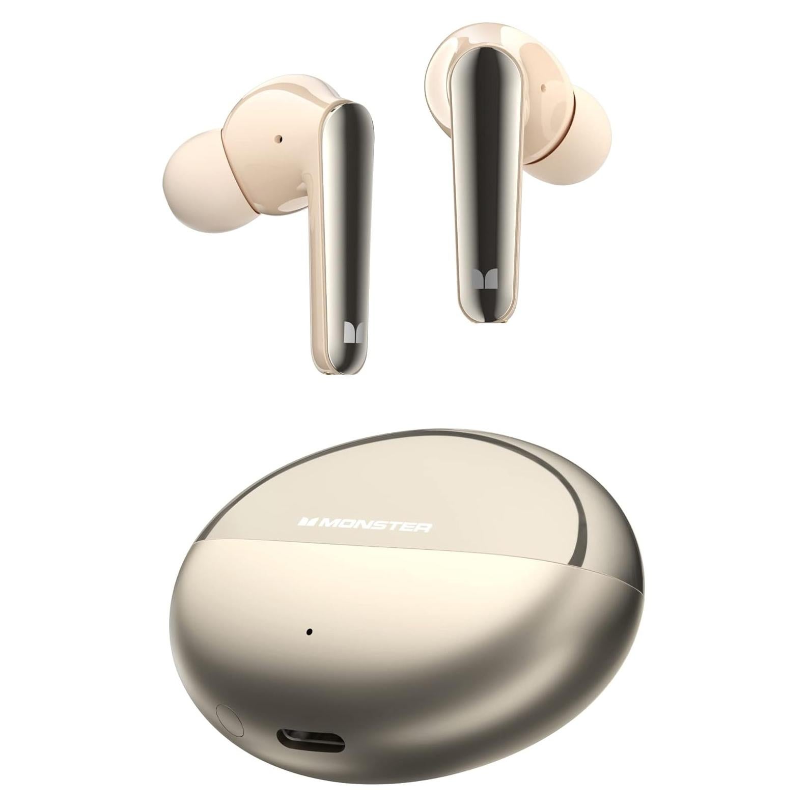 Auriculares Inalámbricos Monster N-Lite 203 AirLinks, Bluetooth 5.3, 30h Batería, IPX6