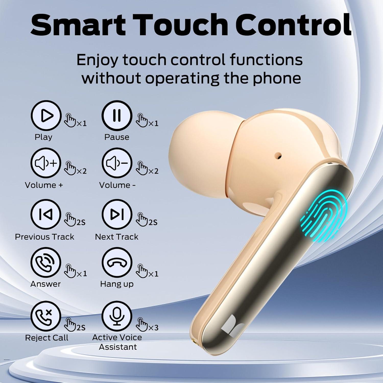 Auriculares Inalámbricos Monster N-Lite 203 AirLinks, Bluetooth 5.3, 30h Batería, IPX6