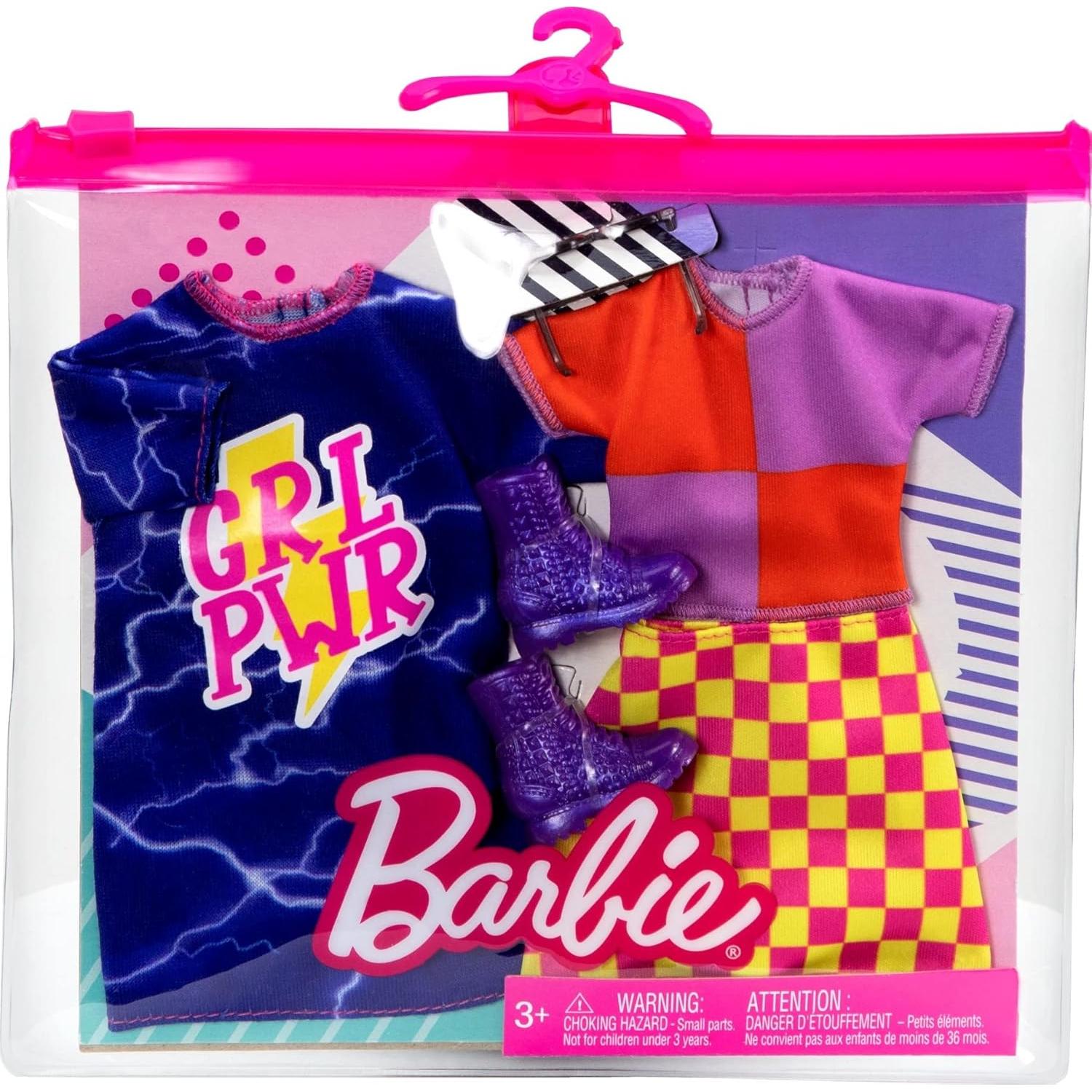 Conjunto de Ropa Barbie Fashions 2 Atuendos y Accesorios