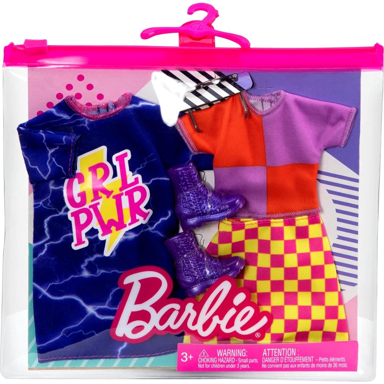 Conjunto de Ropa Barbie Fashions 2 Atuendos y Accesorios