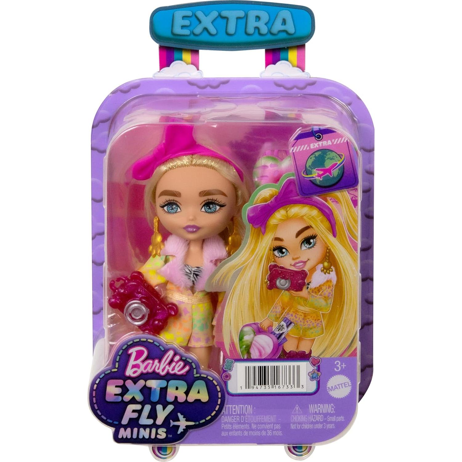 Muñeca de Viaje Barbie Extra Fly Minis Look Safari 13.97 cm