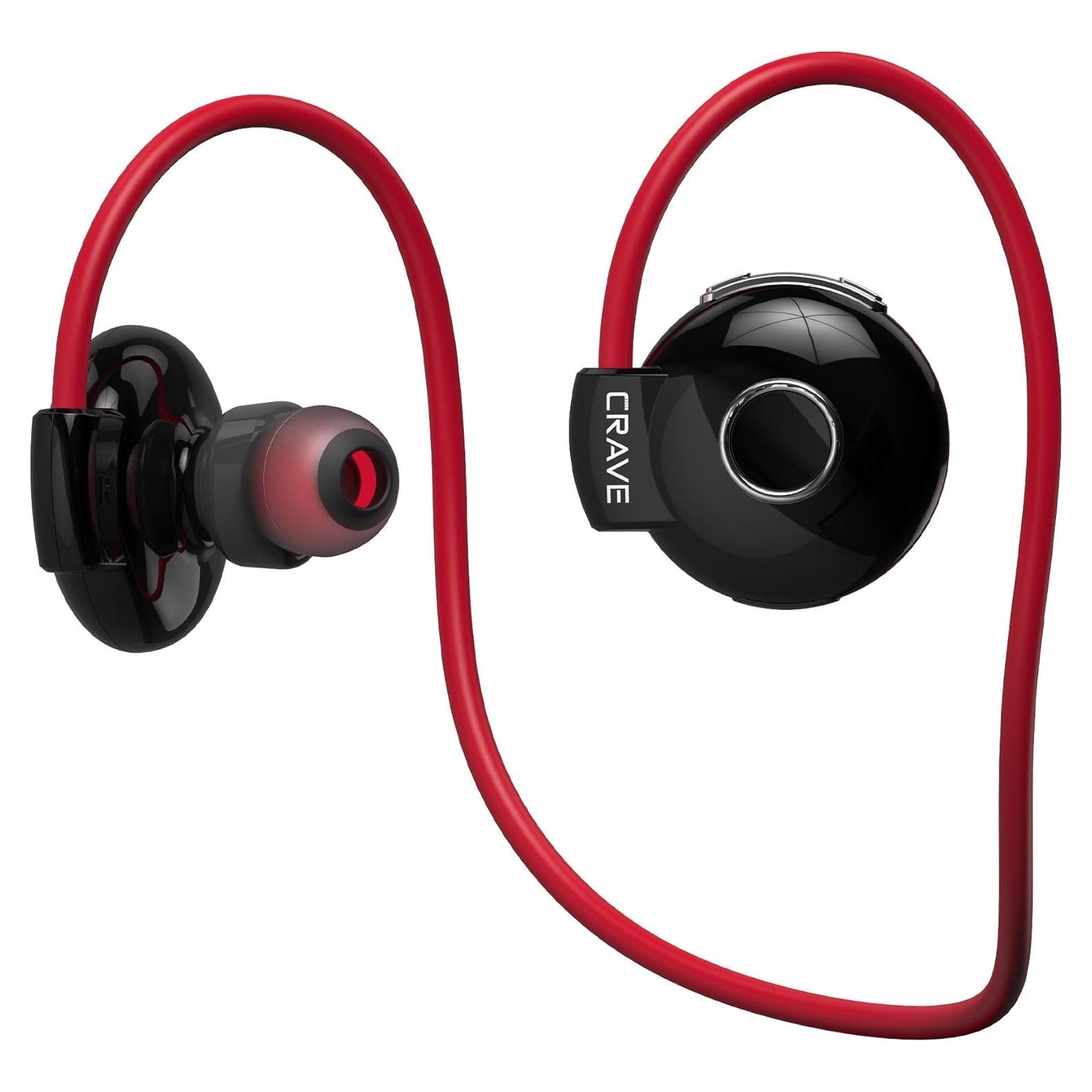 Auriculares Inalámbricos Bluetooth Crave Octane Sport - Rojo