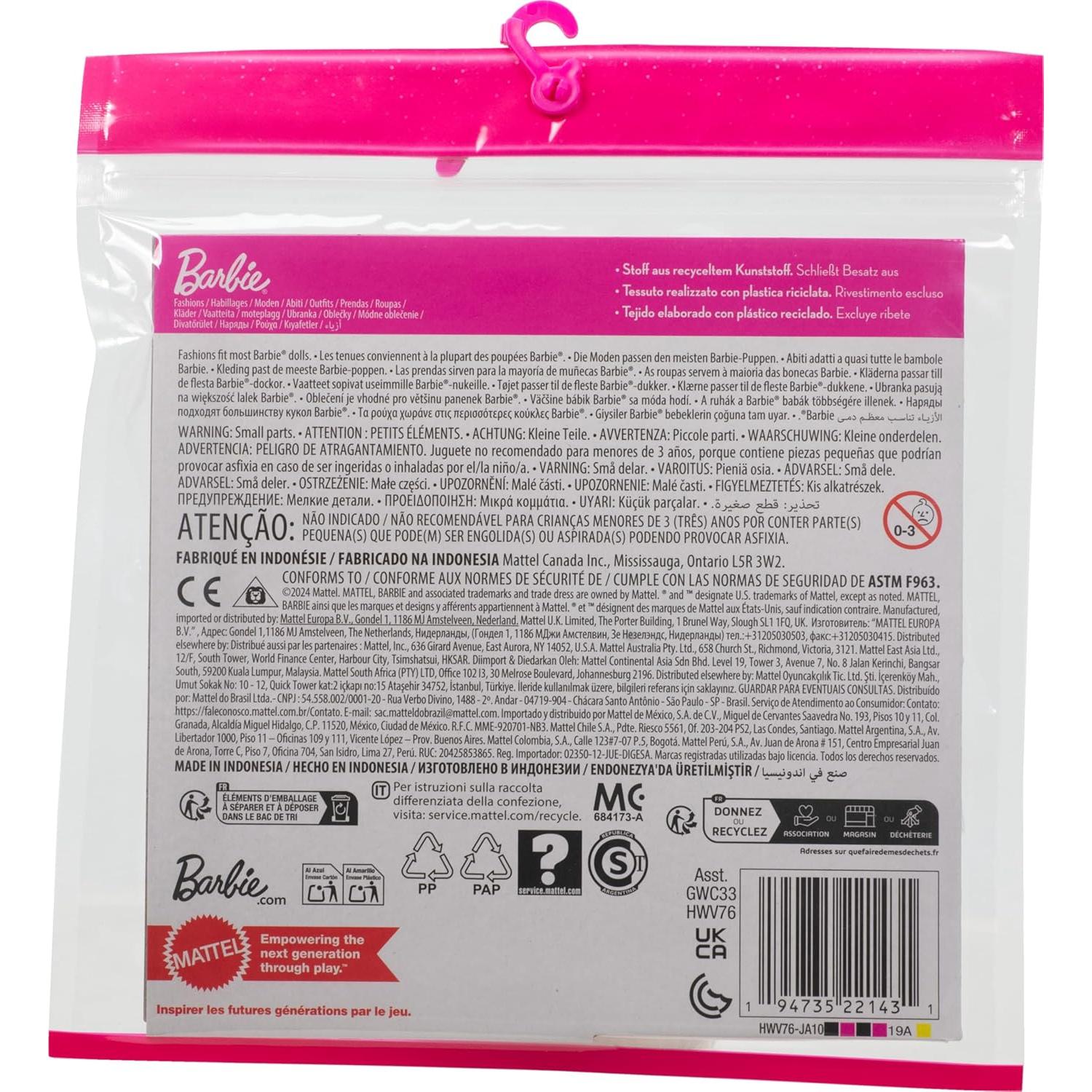 Conjunto de Moda Nupcial Barbie con Accesorios - Mattel