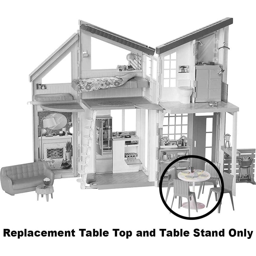 Repuesto Mesa y Soporte Barbie Casa Malibu FXG57 - Blanco