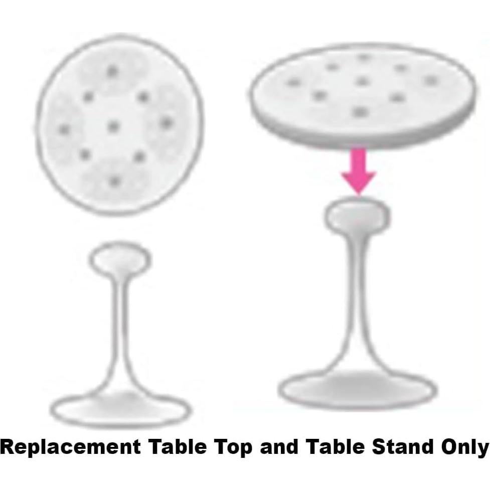 Repuesto Mesa y Soporte Barbie Casa Malibu FXG57 - Blanco