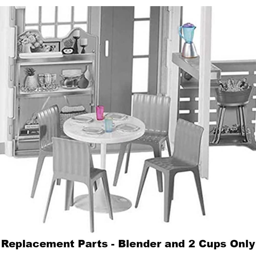 Piezas de Repuesto Barbie FXG57 - Licuadora y 2 Tazas