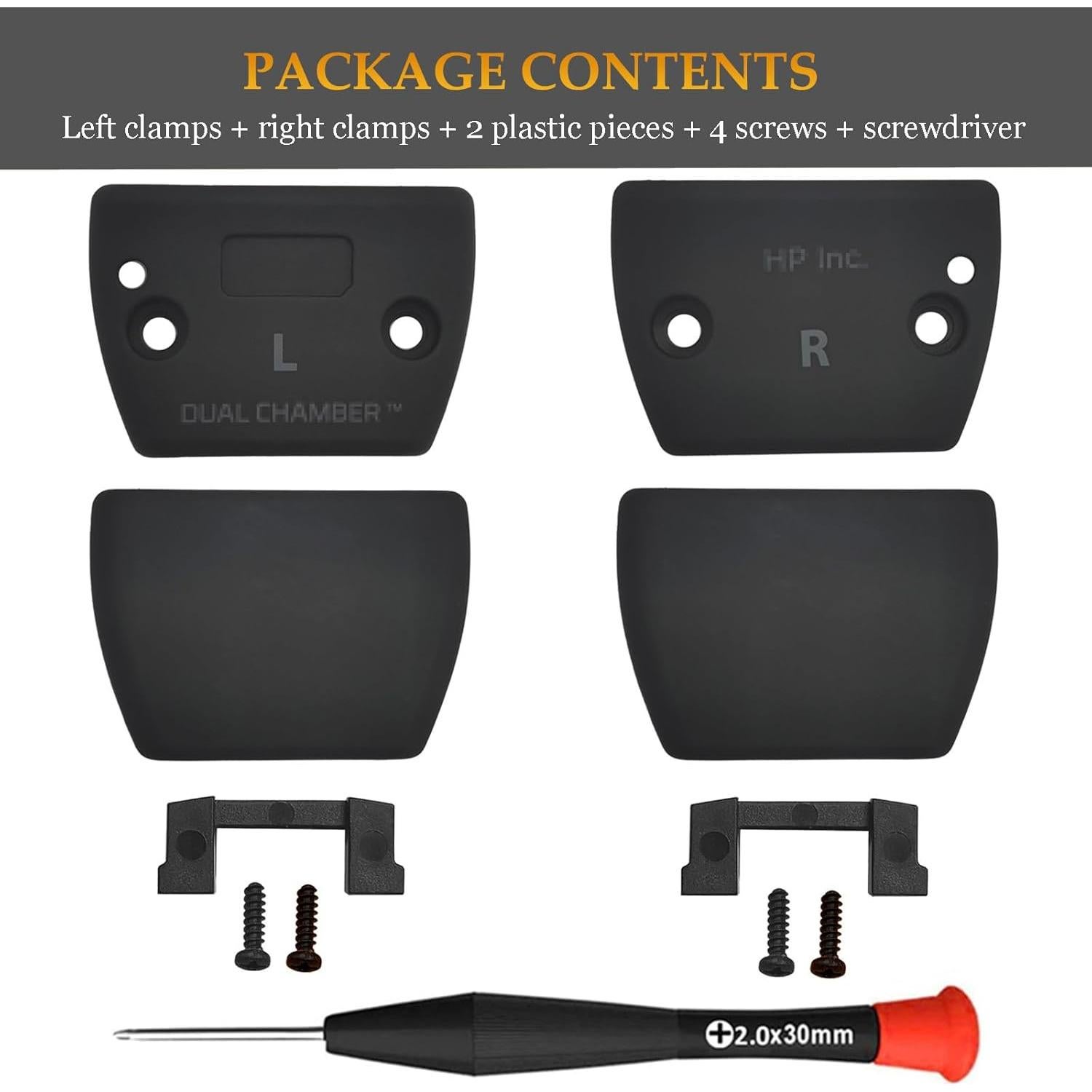 Hebillas de Repuesto Fadmew para Auriculares HyperX Cloud Alpha