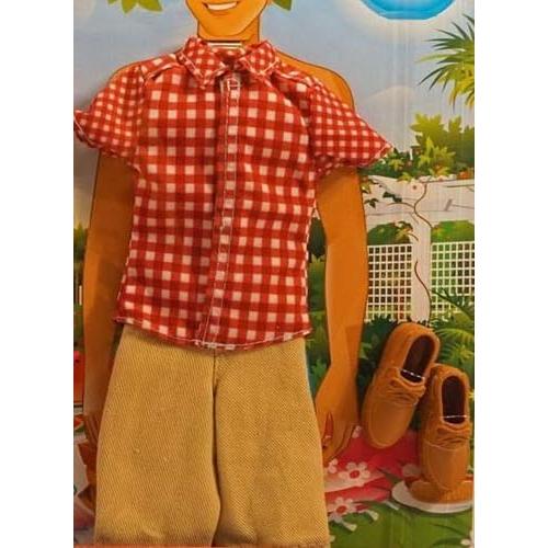 Set de Ropa de Moda Barbie y Ken Picnic X7864 - 3 años+