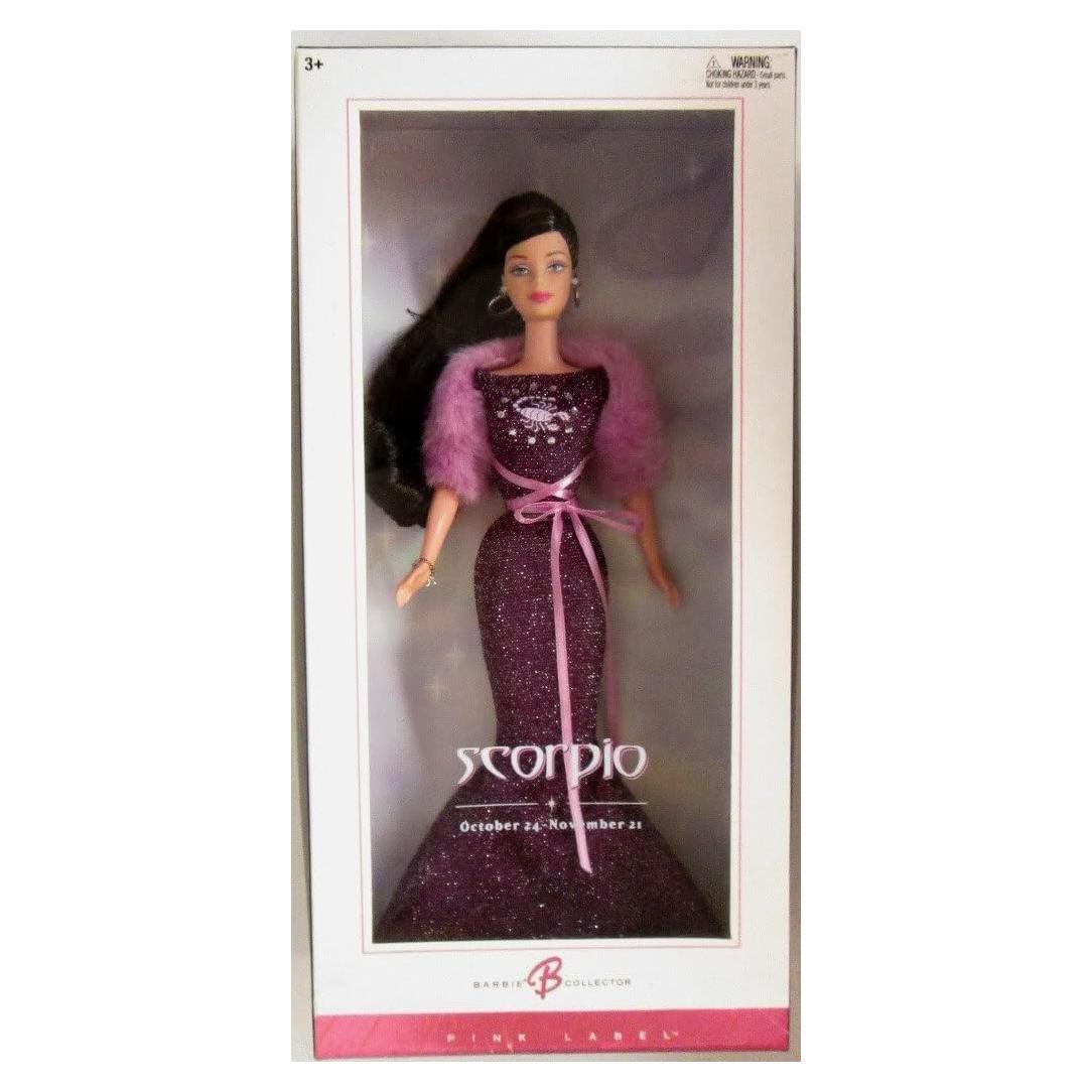 Muñeca Barbie Coleccionista Zodiaco Escorpio 35.1x17x7.1cm