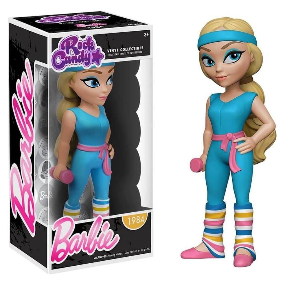 Figura de Acción Funko Rock Candy Barbie Gimnasio 1984 12.7 cm