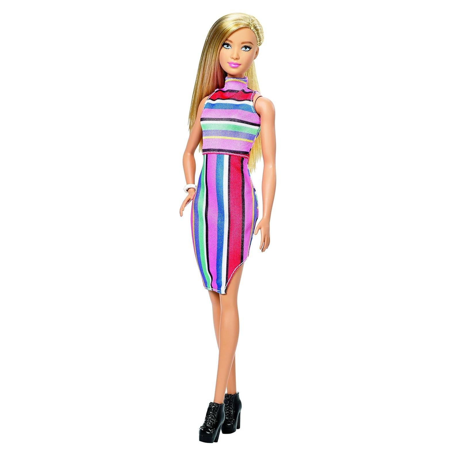 Muñeca Barbie Fashionistas 68 Rayas de Caramelo 32.4cm